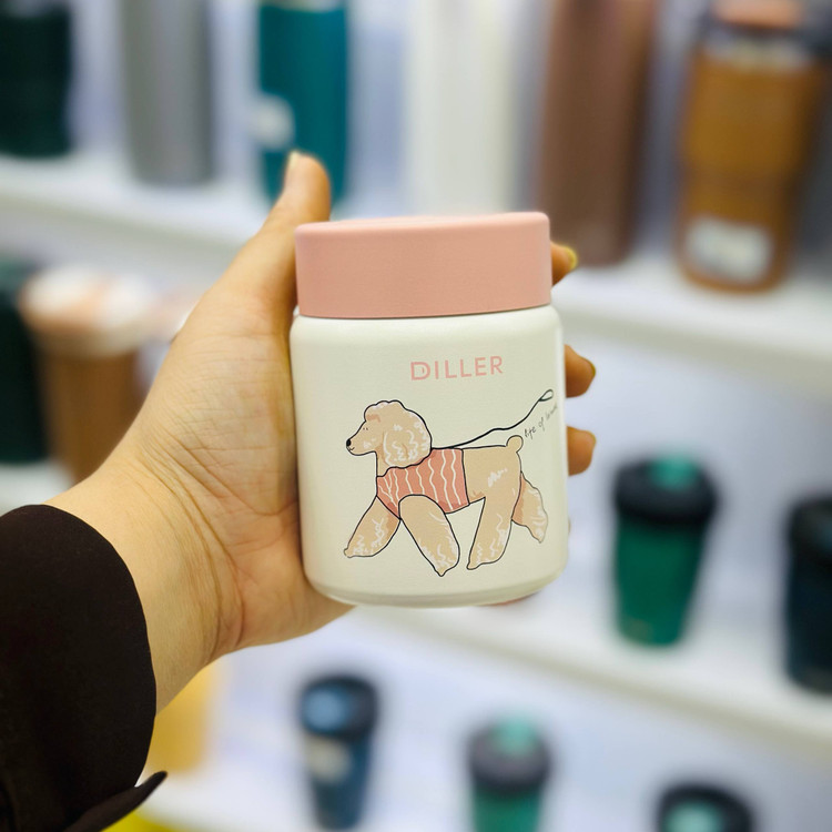مینی فلاسک DILLER طرح حیوانات