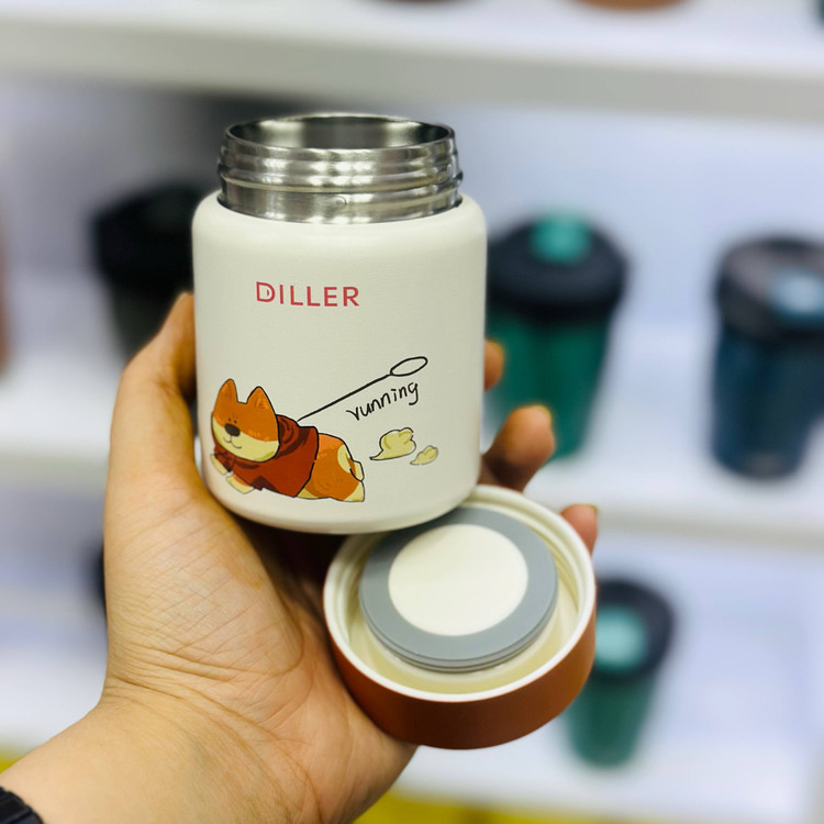 مینی فلاسک DILLER طرح حیوانات