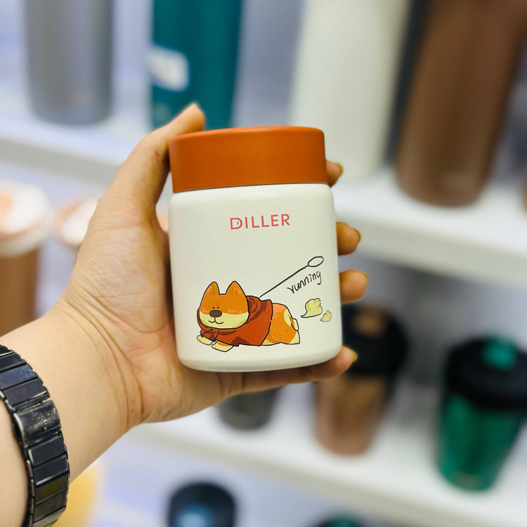 مینی فلاسک DILLER طرح حیوانات